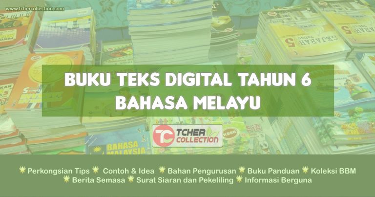 Buku Teks Bahasa Melayu Tahun 6  KSSR Semakan Terkini