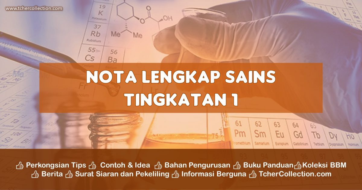 Nota Sains Tingkatan 1 Mengikut Bab  Muat Turun